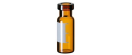Vials crimp vetro giallo graduate 1,5 ml. - ND 11