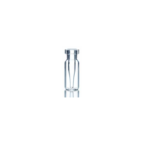 Vials crimp vetro bianco con microinserto da 0,250 ml. - ND 11