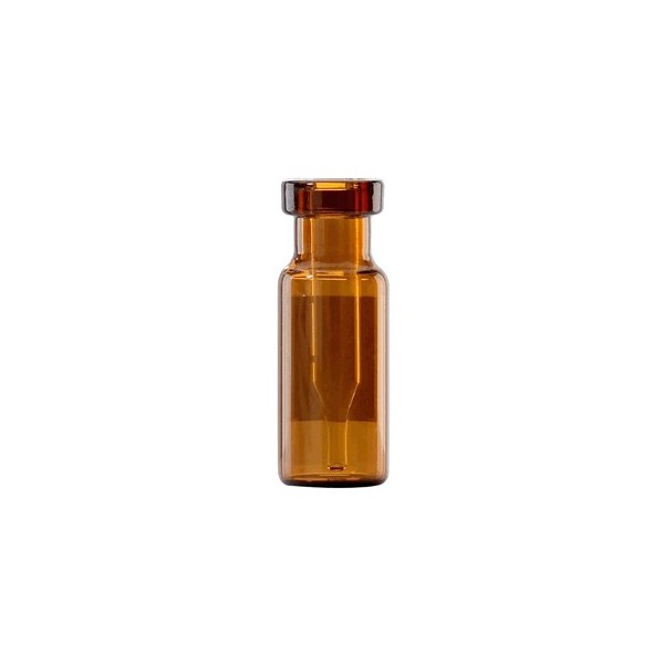 Vials crimp vetro giallo con microinserto da 0,250 ml. - ND 11