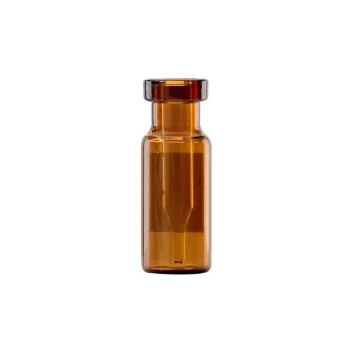 Vials crimp vetro giallo con microinserto da 0,250 ml. - ND 11