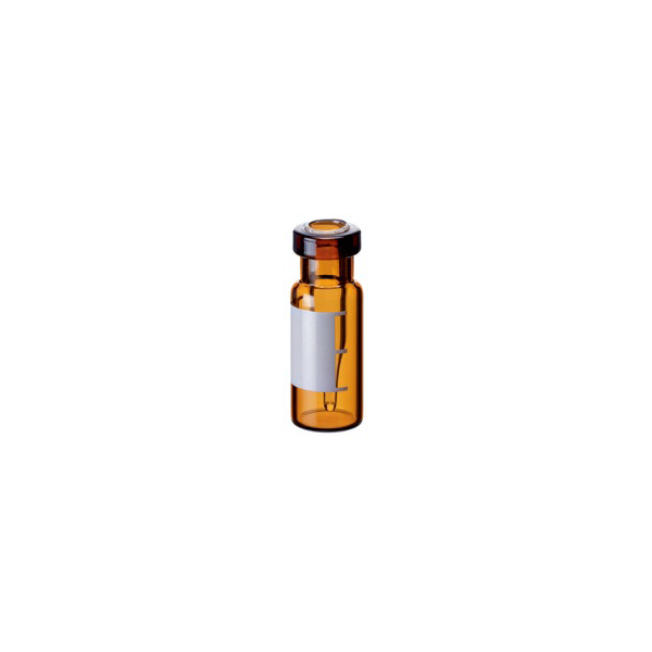 Vials crimp vetro giallo graduate con microinserto da 0,250 ml. - ND 11