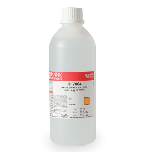 Soluzione tampone pH 4.01 confezione da 500 ml.