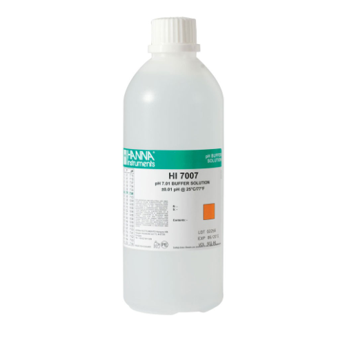 Soluzione tampone pH 7.01 confezione da 500 ml.