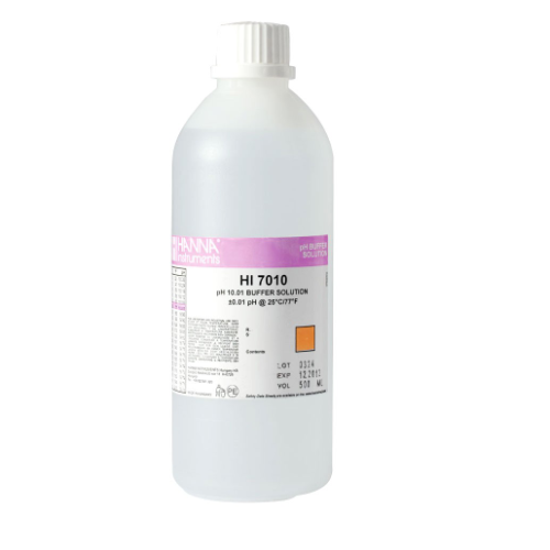 Soluzione tampone pH 10.01 confezione da 500 ml.