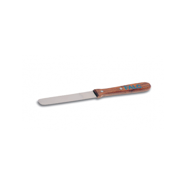 Spatola inox con manico in legno lunghezza 355 mm. (spatola 30 x 250 mm.)