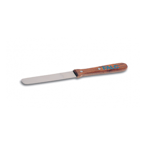 Spatola inox con manico in legno lunghezza 355 mm. (spatola 30 x 250 mm.)