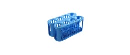 Portaprovette Adapt-a-rack in POM 4 posti per provette da 12 a 30 mm. di diametro