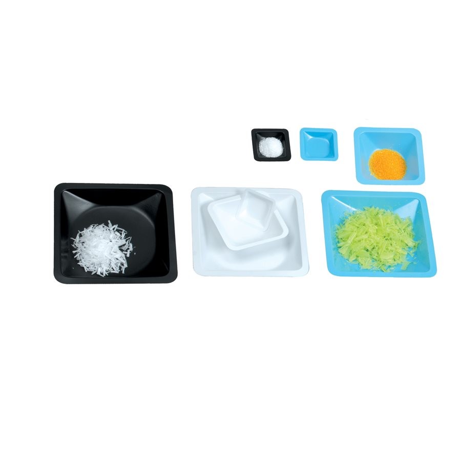 Pesatura Scientifica Precisione Navicelle Pesatura GLEAVI 12 Pezzi - Piastre In Plastica Per Laboratorio, 13.5x13.5x2.5cm Vassoi Antistatici Per Polveri - 5