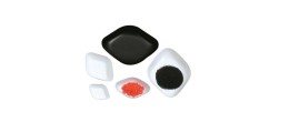 Navicelle per pesata antistatiche romboidali 71x46x14 mm. bianche - confezione da 500