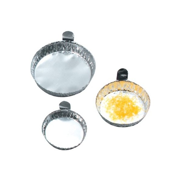 Vaschette in alluminio per pesata 70x16 mm. - confezione da 100 Vaschette in alluminio per pesata 70x16 mm. - confezione da 100