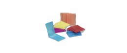 Portavetrini a 2 posti - colori assortiti - confezione da 25