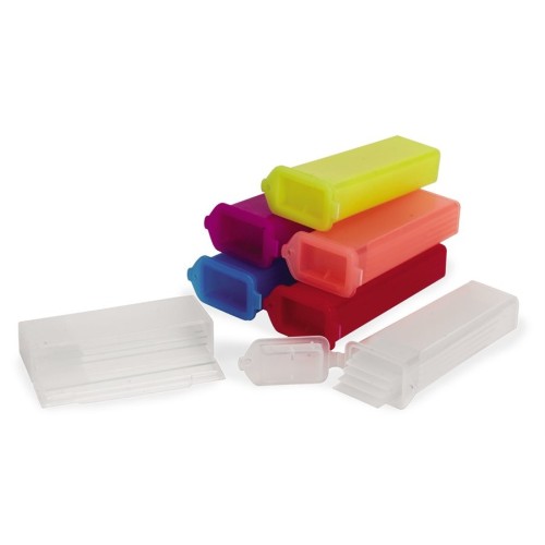Portavetrini a 5 posti - colori assortiti - confezione da 25