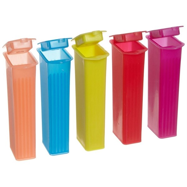 Portavetrini a 5 posti - colori assortiti - confezione da 25