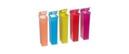 Portavetrini a 5 posti - colori assortiti - confezione da 25