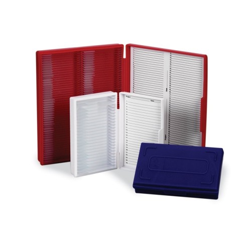 Scatola portavetrini 100 posti - colore blu