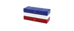 Scatola portavetrini 50 posti - colore blu