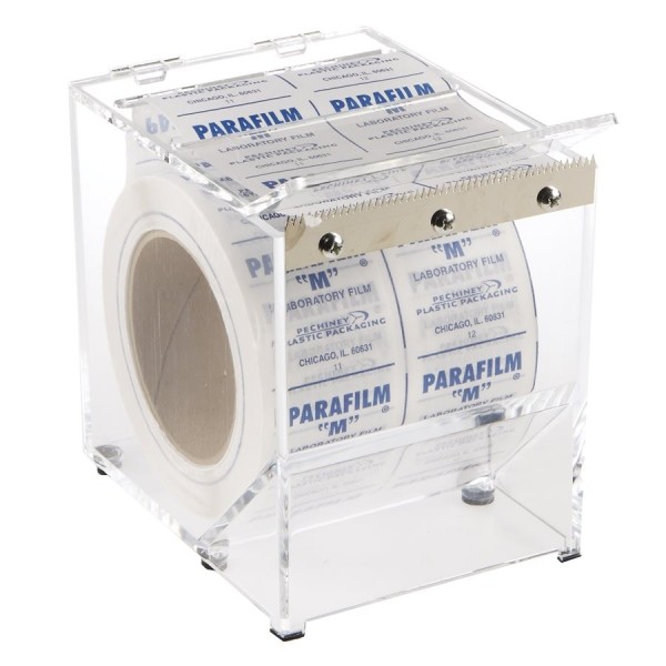 Dispenser trasparente per rotoli Parafilm da 5 e 10 cm di larghezza