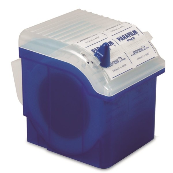 Dispenser in ABS blu per rotoli Parafilm da 5 e 10 cm di larghezza