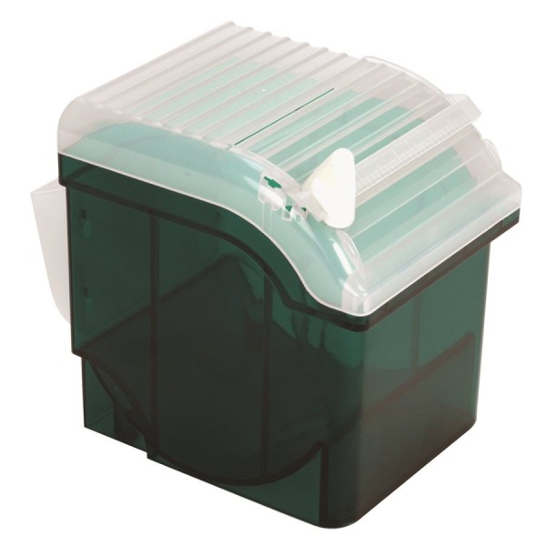 Dispenser in ABS verde per rotoli Parafilm da 5 e 10 cm di larghezza