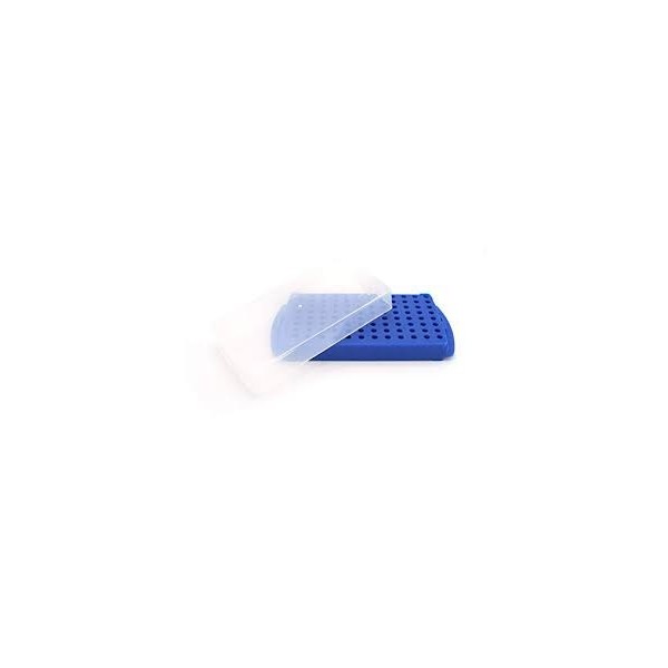 Scatole criogeniche in PP blu per microprovette da 0,5 / 1,5 e 2,0 ml. - confezione da 5 Scatole criogeniche in PP blu per microprovette da 0,5 / 1,5 e 2,0 ml. - confezione da 5