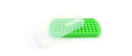 Scatole criogeniche in PP verde per microprovette da 0,5 / 1,5 e 2,0 ml. - confezione da 5