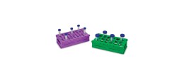 Portaprovette in PP apri / chiudi - viola 45 posti per provette da 15 ml. - conf. da 2