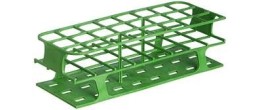 Portaprovette OneRack in POM rinforzato in fibra di vetro verde 24 posti per provette da 15 a 50 ml. - confezione  da 8