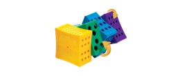 Portaprovette rotante Rota Rack in PP multitubo per provette da 0,2 a 15 ml.