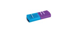Portaprovette rotante Rota Rack in PP multitubo per provette da 0,2 a 1,5 ml.