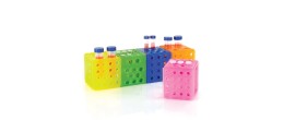 Portaprovette CUBE in PP multitubo per provette da 1,5 a 50 ml. - confezione da 5