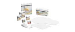 Membrane filtranti in Nitrato di cellulosa bianche con griglia nera - 47 mm. porosità 0,80 µm - conf. 100 non sterile