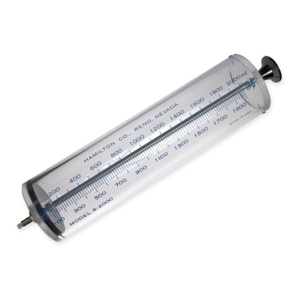 Super siringa Hamilton S0 2000 TLL (86314) da 2000 ml (SENZA AGO)