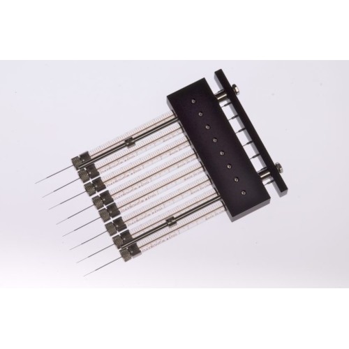 Microsiringa Hamilton multicanale 1701 N - 8 siringhe (84511) da 10 ul (0,2 mm. ga - Punta 3 - 25,4 mm.)
