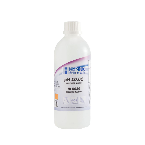 Soluzione tecnica di calibrazione pH 10.01 confezione da 500 ml. Soluzione tecnica di calibrazione pH 10.01 confezione da 500 ml.