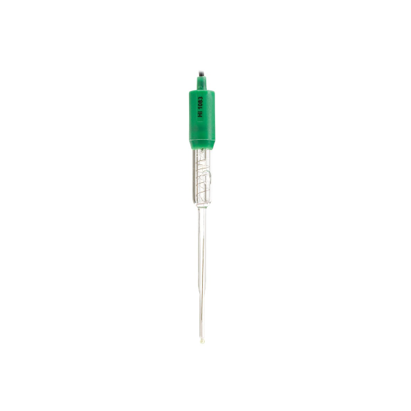 Elettrodo pH con corpo in vetro HI1083B (per piccoli volumi di campioni) Elettrodo pH con corpo in vetro HI1083B (per piccoli volumi di campioni)