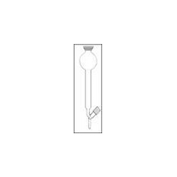 Colonna per cromatografia "FLASH" 40 x 450 mm. serbatoio 250 ml. rubinetto a spillo cono superiore GS 35/20