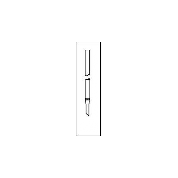 Colonna per cromatografia in vetro borosilicato setto poroso P2 dimensioni utili 10 x 300 mm.
