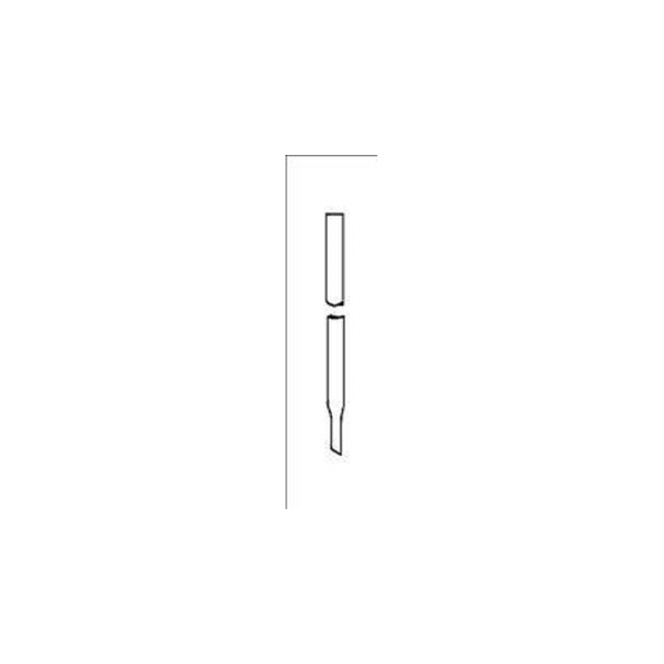 Colonna per cromatografia semplice in vetro borosilicato dimensioni utili 30 x 300 mm.