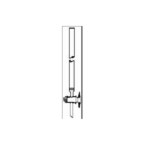 Colonna per cromatografia in vetro borosilicato setto poroso dimensioni utili 20 x 400 mm. rubinetto maschio teflon