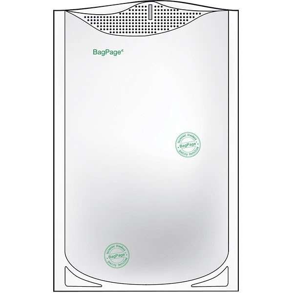 Sacchetti BagPage U - fondo tondo 400 ml. - 190 x 300 mm. filtro totale - conf. 500