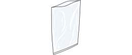 Sacchetti BagLight 400 Polysilk HD - 400 ml. - 175 x 300 mm.  trasparenti - conf. 500