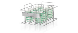 Rack PetriPile 55 per 36 scatole di petri da 55 mm.