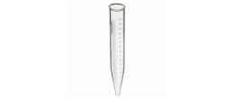 Provette in vetro per centrifuga 17 x 115 mm. coniche graduate