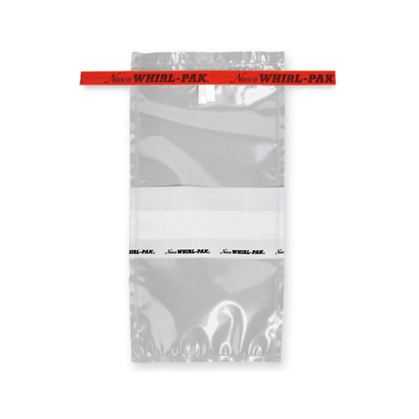 Sacchetti Write on bag 532 ml. - 115 x 230 mm.  con banda di scrittura - conf. 500 nastro rosso
