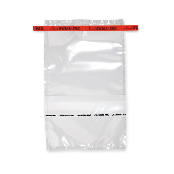 Sacchetti Write on bag 1627 ml. - 190 x 300 mm.  con banda di scrittura - conf. 500 nastro rosso