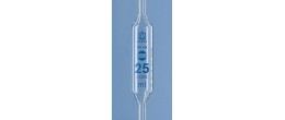 Pipetta in vetro tarata 1 tratto ml. 40 in classe AS certificata