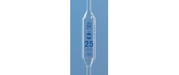 Pipetta in vetro tarata 1 tratto USP ml. 30 in classe AS certificata
