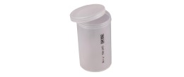 Bottiglia in plastica a fondo piatto da 175 ml. con tappo a vite - T 175