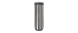 Portaprovette in acciaio B 100P per provette a fondo sferico da 100 ml.