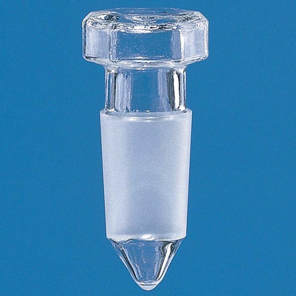 COPPIA di tunnel/tappi per bottiglie con tappo in vetro trasparente unici  con O-ring Manometri da 00 g 10 mm a 5/8 16 mm disponibili -  Italia